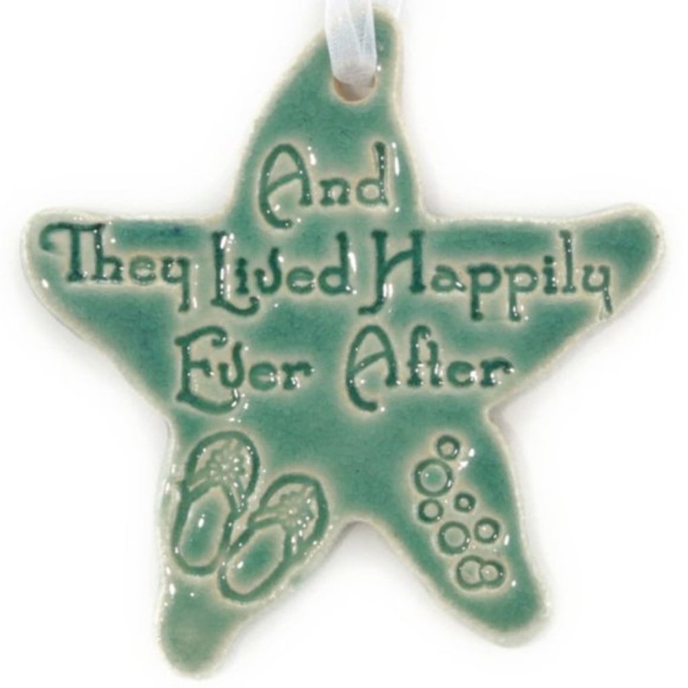 "Happily Ever After" Starfish Ornament